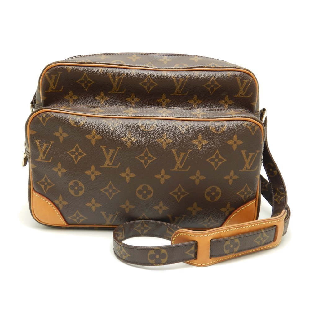 Louis Vuitton Monogram Nile Shoulder Bag Brown